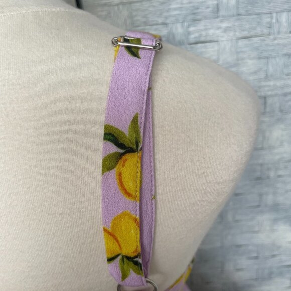 Yumi Kim Lemon Lavender UMA dress Adjustable Shoulder strap Tie back size 0 - Picture 7 of 10